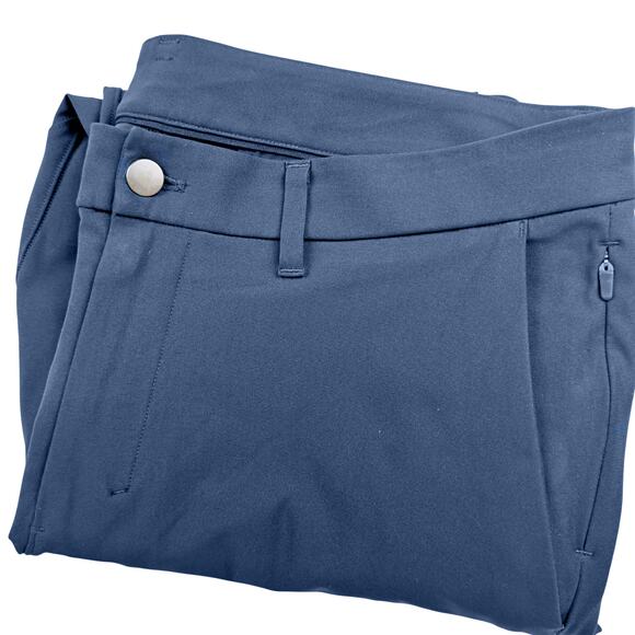 Lululemon Commission Performance Pants Warpstreme Mens 34x29 Slim Fit 5 Pocket - Picture 2 of 8